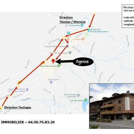 - Renove Au Pied Des Pistes, Central, 4 Pers, Balcon, Parking Prive - Fr-1-623-256 * Les Gets